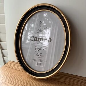 Columbia Cadre Cameo Vintage Oval Shape 8”x10” Plastic Frame